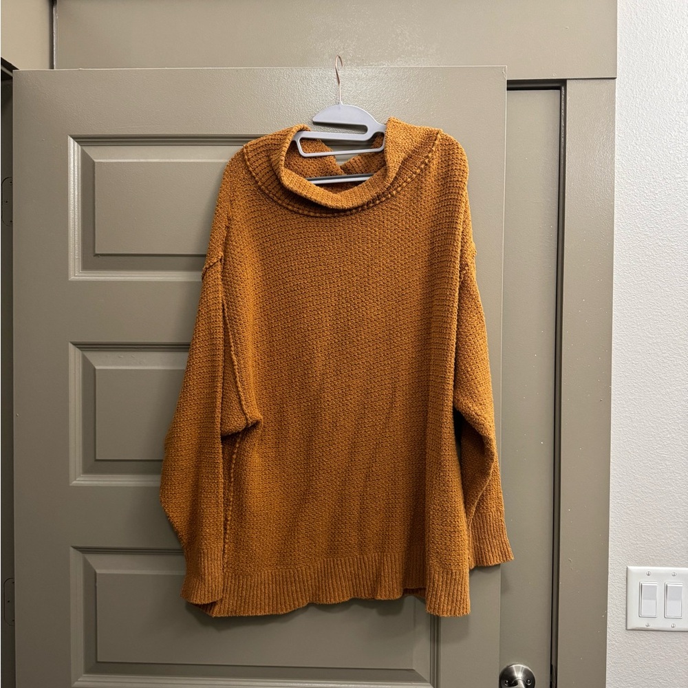 Cozy Women's Sweater in Warm Brown